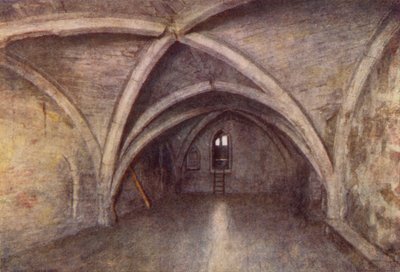 Cripta della dimora di Sir John de Pulteney, Laurence Poultney Hill, 1894 da Philip Norman