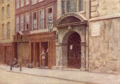 Portale della chiesa di St Georges, Botolph Lane, 1904 da Philip Norman