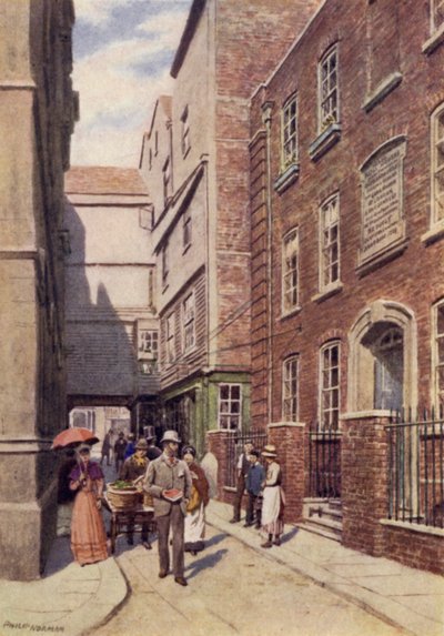 Ingresso a Bishopsgate da Great St Helens, 1890 da Philip Norman