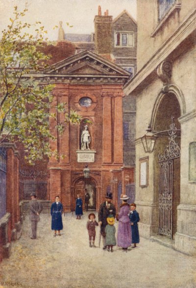 Ingressi del Christs Hospital e della Christ Church, 1895 da Philip Norman