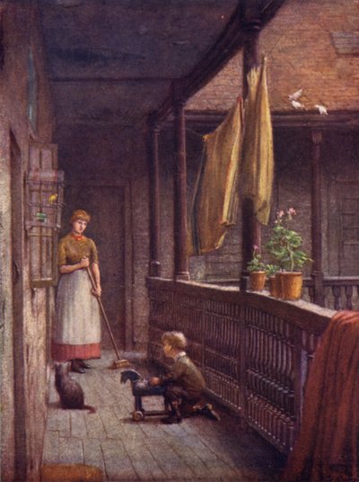 Galleria del White Hart Inn, Southwark, 1884 da Philip Norman