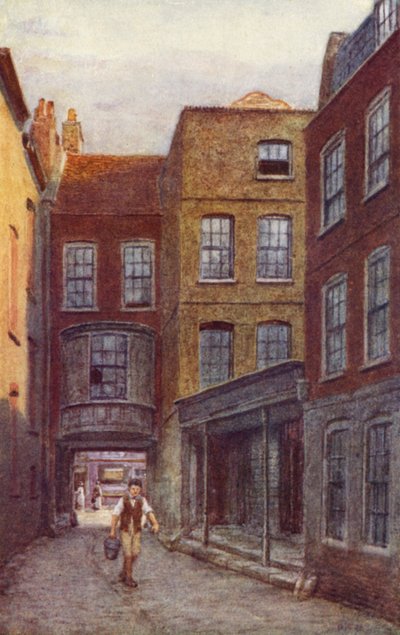 Portale e Ingresso della Locanda White Horse, Fetter Lane, 1898 da Philip Norman