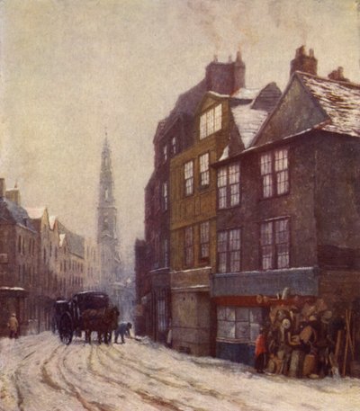 Alloggio di Nell Gwyn, Drury Lane, Febbraio 1881 da Philip Norman