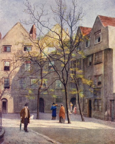 Parte di Barnards Inn, Holborn, 1886 da Philip Norman
