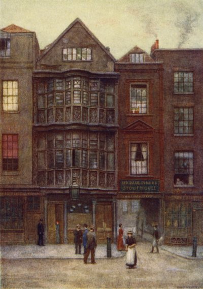 Casa di Sir Paul Pindar, Bishopsgate Street, 1877 da Philip Norman