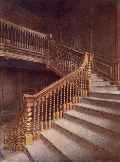 Scala del numero 10 Austin Friars, 1895 da Philip Norman