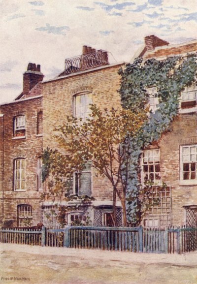 Casa di Turner, Cheyne Walk, Chelsea, 1887 da Philip Norman