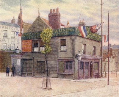 Vine Tavern, Mile End, guardando a est, 1887 da Philip Norman