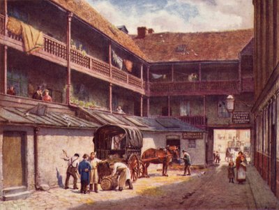 White Hart Inn, Southwark, 1884 da Philip Norman