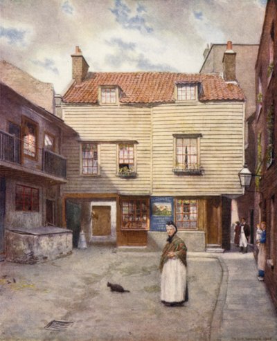 Cortile White Hart, Brooke Street, Holborn, 1903 da Philip Norman
