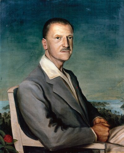 Ritratto di William Somerset Maugham da Philip Steegman