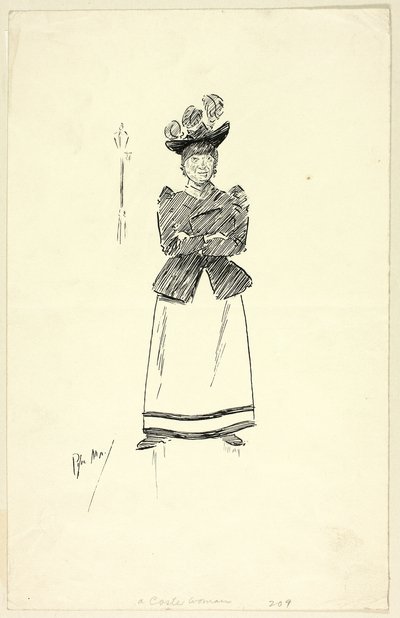 Una donna Coster da Philip William May