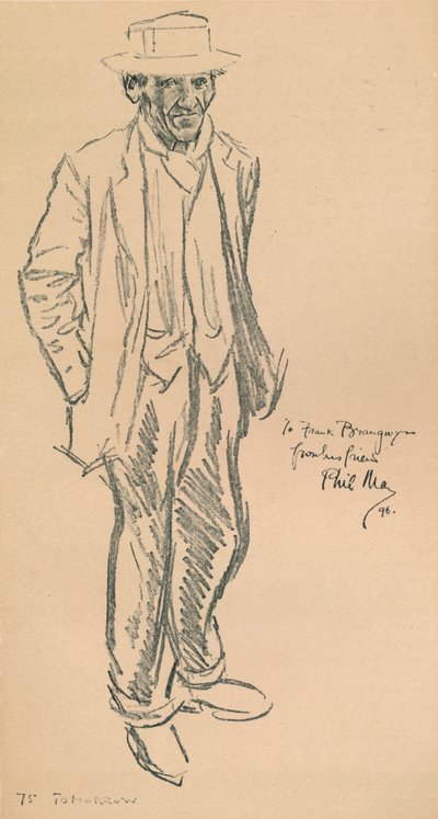 Autoritratto di Phil May da Philip William May
