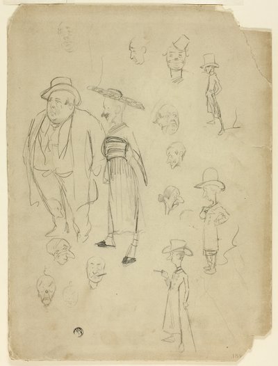 Caricature di gentiluomini da Philip William May