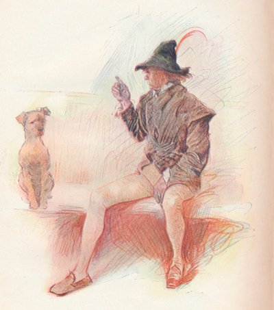 Launce e il suo cane, 1903 da Philip William May