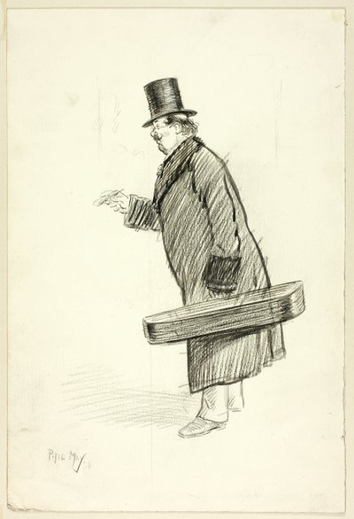 Uomo con Custodia per Violino da Philip William May
