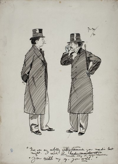 Oscar Wilde e Whistler da Philip William May