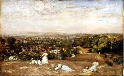 Bambini che Giocano, Ludlow Walks da Philip Wilson Steer