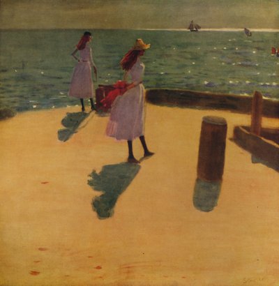 Sul molo di Walberswick, c1887, c1915 da Philip Wilson Steer