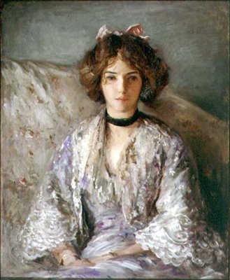 Ritratto di Miss Ethel Warwick da Philip Wilson Steer