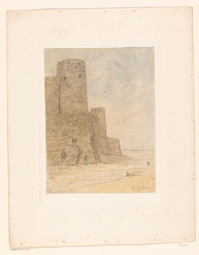 Fortezza nel deserto da Philip Zilcken (signed by artist)