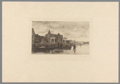 Veduta di Amsterdam con la cima della Schreierstoren da Philip Zilcken (signed by artist)
