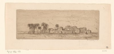 Veduta di Côm Al-Akhdar da Philip Zilcken (signed by artist)