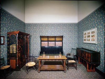 Interno di William Morris, c.1860 da Philip and Morris William (1833 96) Webb