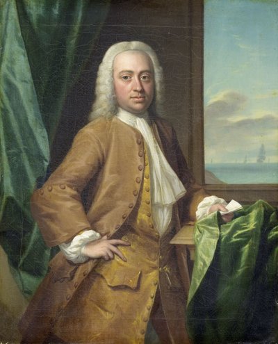 Isaac Parker (1702-55), mercante di Middelburg da Philip van Dijk