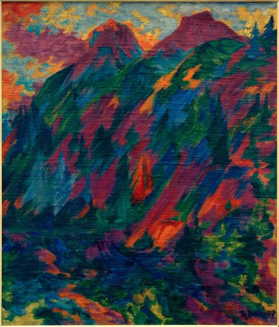 Sera in montagna da Philipp Bauknecht