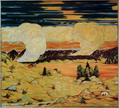 Paesaggio del lago di Davos da Philipp Bauknecht