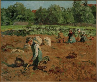 Raccolta delle patate da Philipp Franck