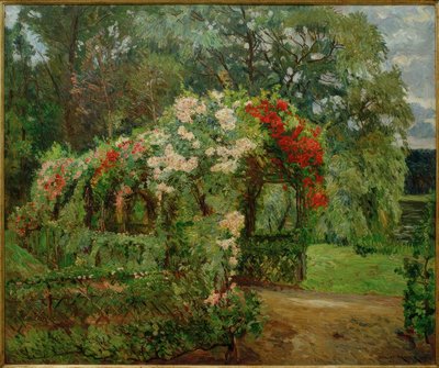Pergolato di rose nel giardino Richter da Philipp Franck