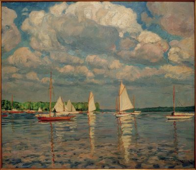 Barche a vela sul Wannsee da Philipp Franck