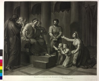 Vespasiano e Giulio Sabino da Philipp Friedrich Hetsch