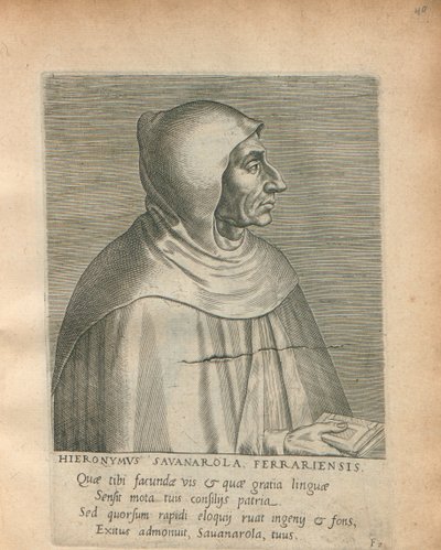 Girolamo Savonarola, 1572 da Philipp Galle