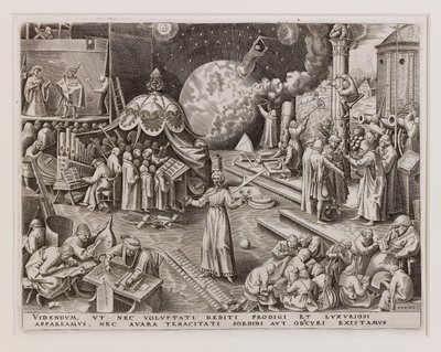 Temperanza dalle Sette Virtù da Philipp Galle
