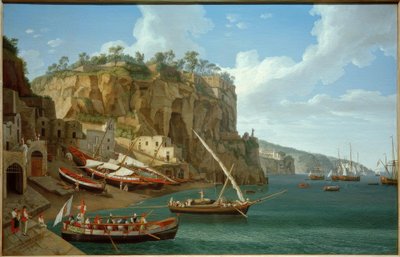 Marina Piccola a Sorrento, 1794 da Philipp Hackert