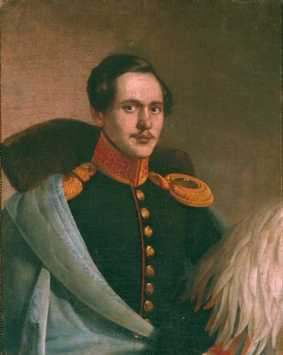 Ritratto del poeta Mikhail Lermontov 1814-1841, 1834 da Philipp Osipovich Budkin