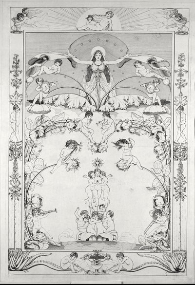 Sera ... (incisione) da Philipp Otto Runge