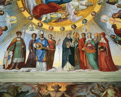 Dante e Beatrice parlano ai maestri della saggezza, dal 