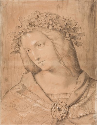Germania, busto, studio per l