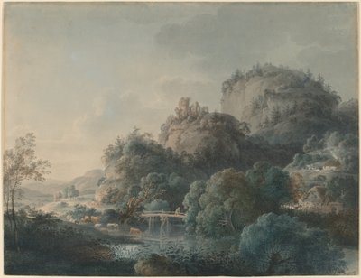 Le rovine del monastero di Oybin nei monti di Zittau da Philipp Veith