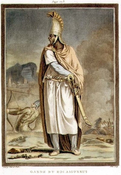 Una guardia del re Assuero, costume per 
