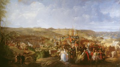Napoleone in un campo a Boulogne che distribuisce la Croce della Legion d