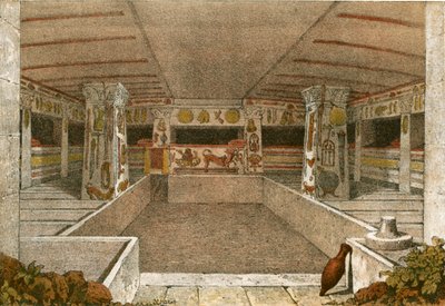 Sala sepolcrale a Caere da Philippe Benoist