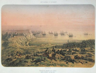 Il campo di battaglia di Alma dopo la vittoria, 20 settembre 1854 da Philippe Benoist