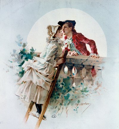 Bacio tenero da Philippe Jacques Linder