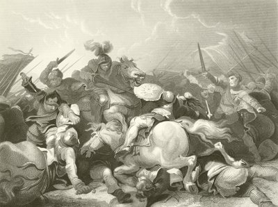Battaglia di Bosworth Field da Philippe Jacques de Loutherbourg