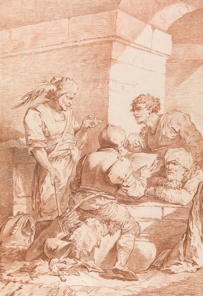 Corps de Garde (Barbari sconfitti da un libro) da Philippe Jacques de Loutherbourg